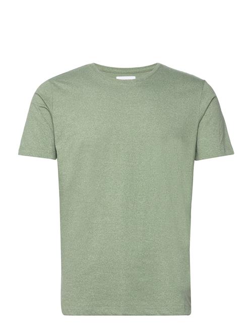 Lindbergh Mouliné O-Neck Tee S/S Lindbergh Green