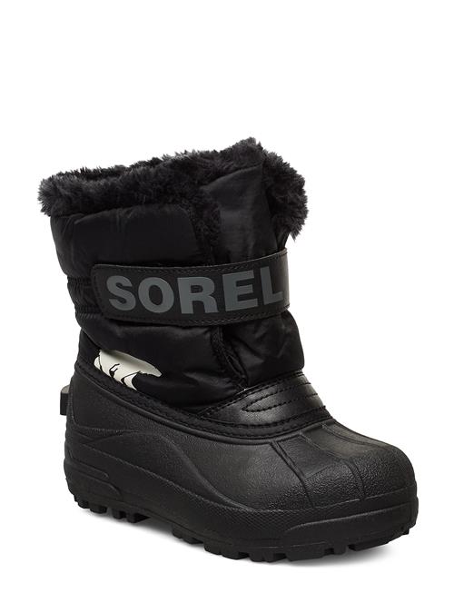 Se Sorel Childrens Snow Commander Sorel Black ved Booztlet