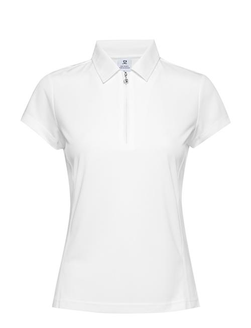 Se Daily Sports Macy Cap/S Polo Shirt Daily Sports White ved Booztlet