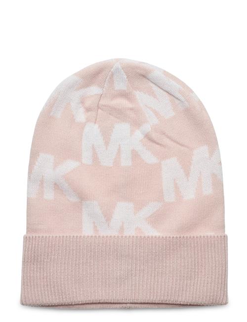 Michael Kors Accessories Over D Chess Mk Cuff Hat Michael Kors Accessories Pink