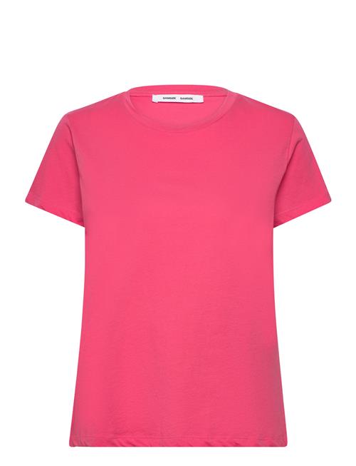 Samsøe Samsøe Solly Tee Solid 205 Samsøe Samsøe Pink