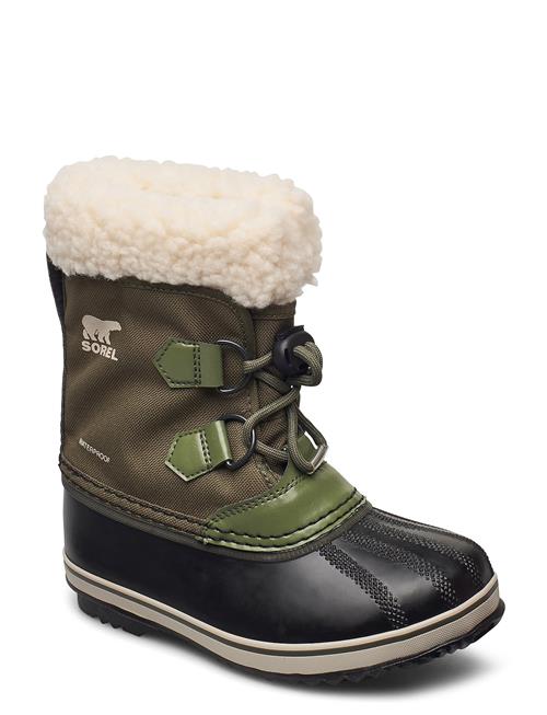 Se Sorel Childrens Yoot Pac Nylon Wp Sorel Green ved Booztlet