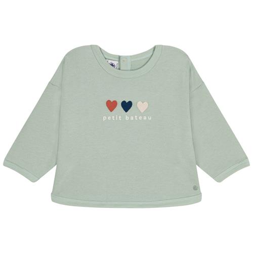 Petit Bateau Baby Sweatshirt Grøn | Grønn | 6 months