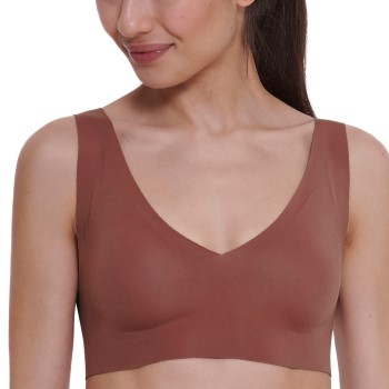 Sloggi Bh ZERO Feel 2 0 Bralette Mørkbrun  X-Small Dame