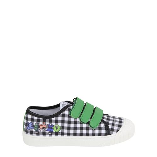 Kenzo Ginghame Sneakere Elfenben 34 EU  Creme  34 EU  Unisex