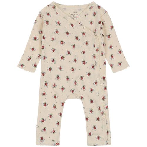 Se Konges Sløjd GOTS Minnie Blomstret Heldragt Vita Rosa Mini |  | 3 months ved Babyshop