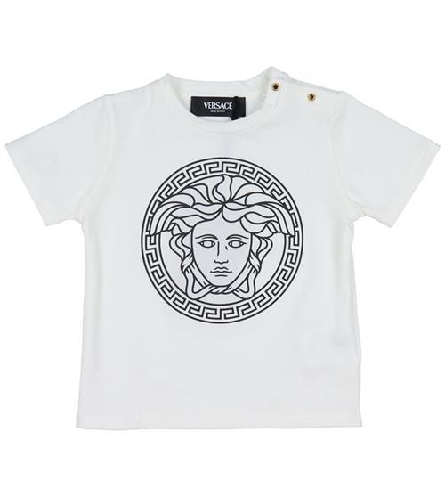 Versace Versace T-shirt - Hvid/Sort m. Logo