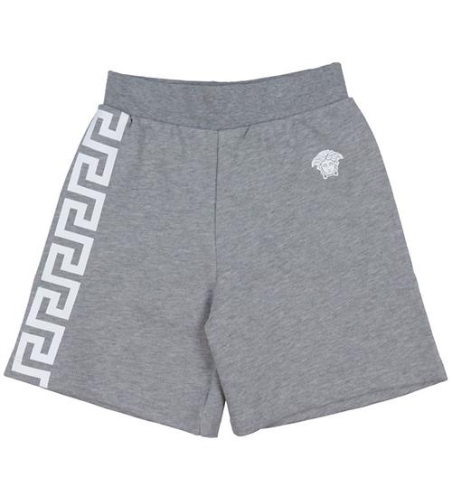 Versace Sweatshorts - GrÃ¥meleret m. Hvid