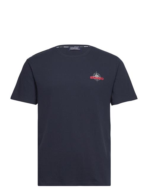 Sebago Performance Logo Tee Sebago Navy