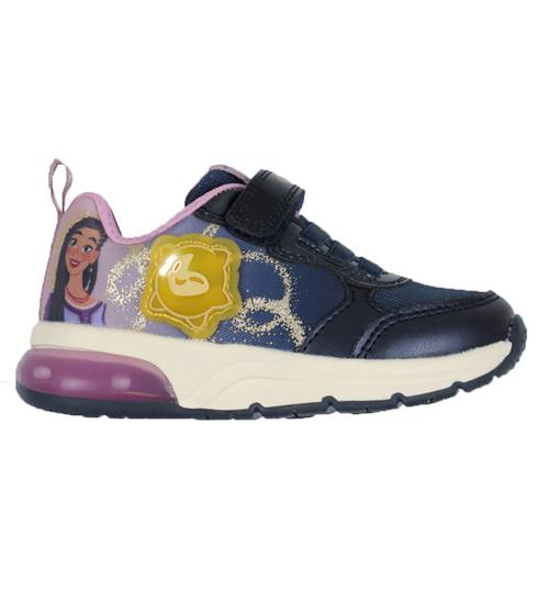 Se Geox Geox Sko m. Lys - Spaceclub - Ã?nsket - Navy/Lavender ved KidsWorld