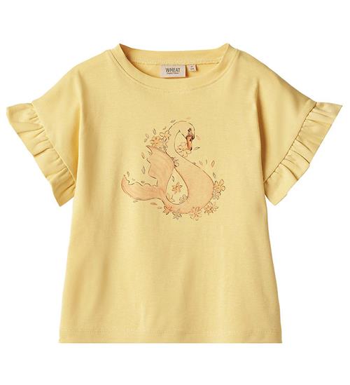 Se Wheat T-shirt - Esther - Pale Apricot ved KidsWorld