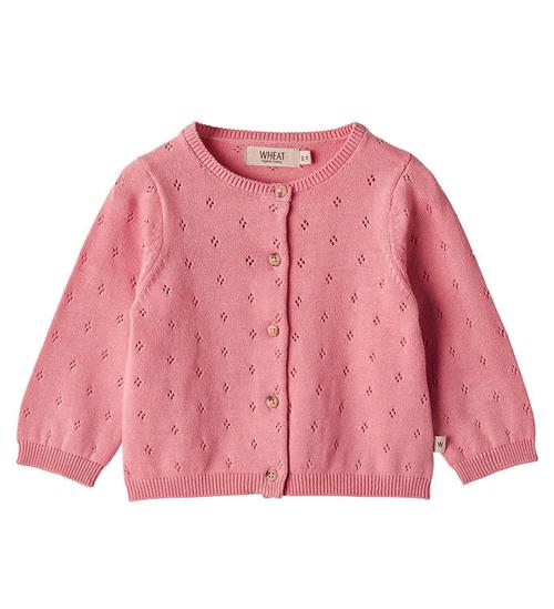 Se Wheat Wheat Cardigan - Strik - Maia - Rosette ved KidsWorld