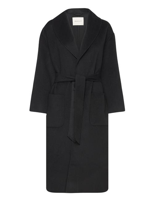 GANT Handstitched Belted Coat GANT Black