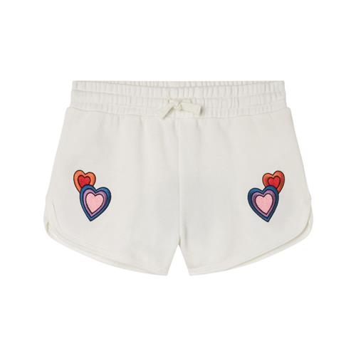 Stella McCartney Kids Broderet Shorts Cremefarvet | Hvid | 6 years