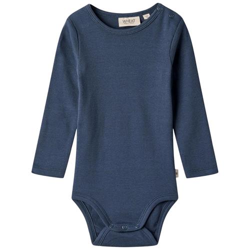 Wheat Spencer Babybody Blue Waves | Blå | 62 cm