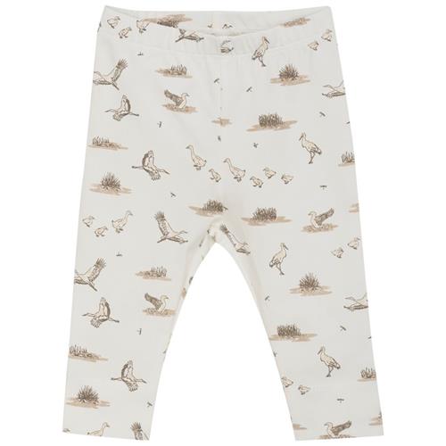 Fixoni GOTS Mønstrete Leggings Coconut Milk |  | 56 cm