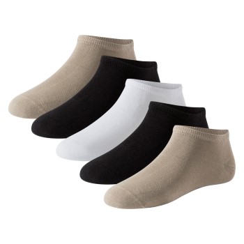 Schiesser Strømper 5P Men Sneaker Socks Flerfarvet-2 Str 43/46 Herre