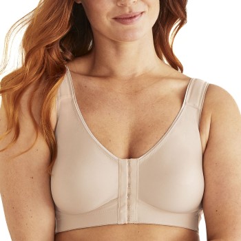 Swegmark Bh Front Fastening CoolMax Moulded Soft Bra Beige B 80 Dame