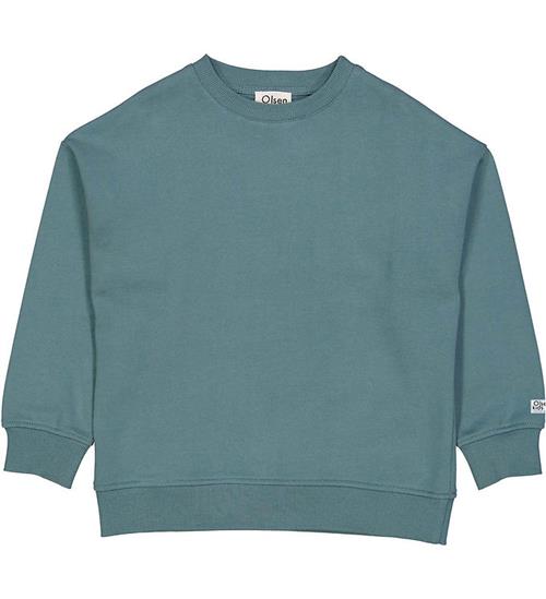 Se Olsen kids x By Green Cotton Olsen kids x By Green Sweatshirt - Club Blue ved KidsWorld