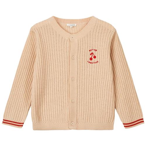 Se Liewood Siba Cardigan Apple Blossom | Beige | 68 cm ved Babyshop