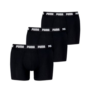 Puma 3P Men Everyday Boxer Sort bomuld Large Herre