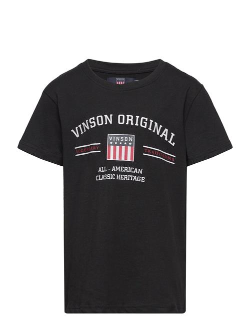 VINSON Vin T-Shirt Manuel Jr.boy VINSON Black