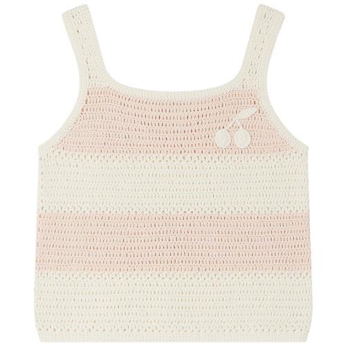 Se Bonpoint Cap Stribet Strikket Tanktop Lyserød | Lyserød | 8 years ved Babyshop