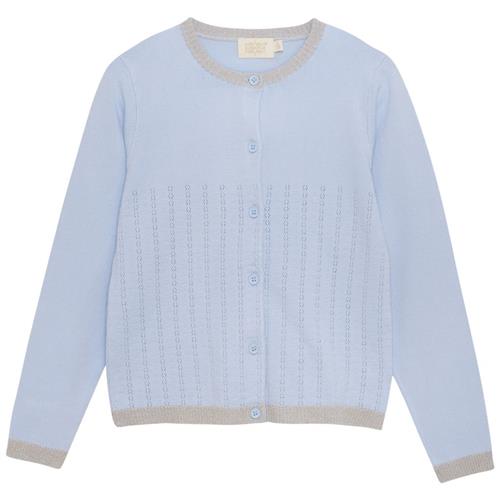 Creamie Cardigan I Pointelle Xenon Blue | Blå | 116 cm