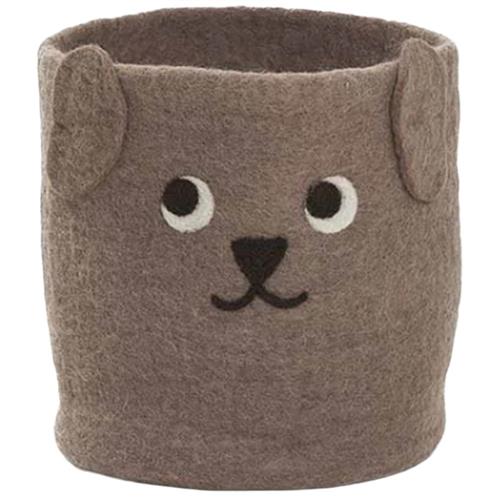 Se Klippan Yllefabrik Puppy Opbevaringskurv Brun | Brun | 0 ved Babyshop