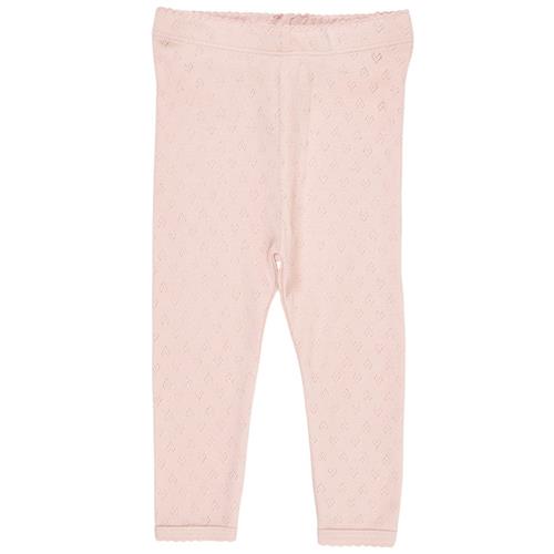 Copenhagen Colors Leggings I Pointelle Dusty Rose | Lyserød | 50 cm