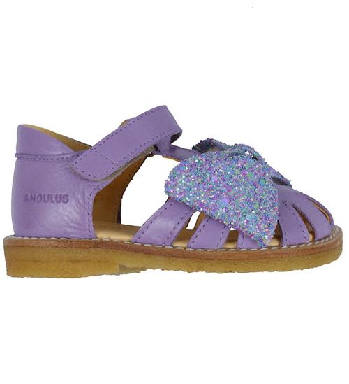 Se Angulus Angulus Sandaler - Begynder - Lilac/Confetti Glitter ved KidsWorld