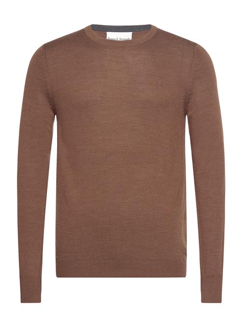 Se Bruun & Stengade Bs Jupiter Regular Fit Knitwear Bruun & Stengade Brown ved Booztlet