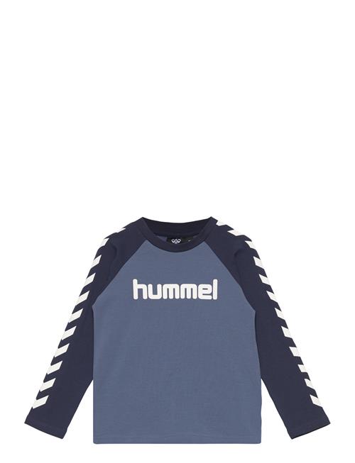 Hummel Hmlboys T-Shirt L/S Hummel Blue