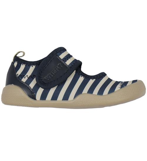 Wheat Badesko - Wavey - Indigo Stripe