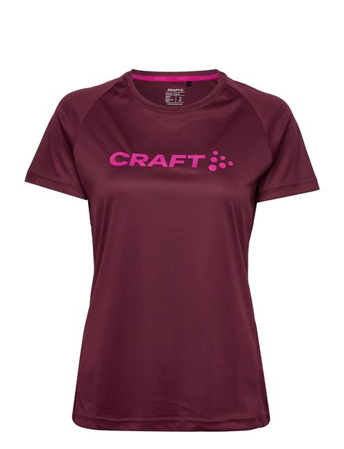 Core Essence Logo Tee W Craft Burgundy