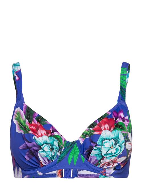 Fantasie Halkidiki Uw Gathered Full Cup Bikini Top 32 Ff Fantasie Blue