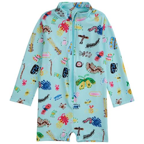 Se Bobo Choses Funny Insects Mønstret UV-dragt Blå | Blå | 3 months ved Babyshop