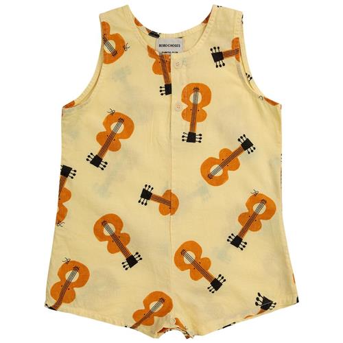Bobo Choses Acoustic Guitar Romper Gul 12 Months  Gul  12 måneder  Unisex