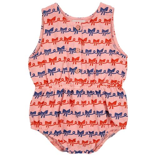 Bobo Choses Ribbon Bow Romper Lyserød | Lyserød | 3 months