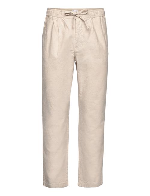 Knowledge Cotton Apparel Fig Loose Linen Look Pants - Gots/V Knowledge Cotton Apparel Beige