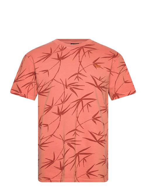 Superdry Vintage Overdye Printed Tee Superdry Orange