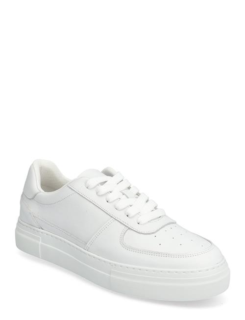 Se Selected Homme Slhharald Leather Sneaker Selected Homme White ved Booztlet