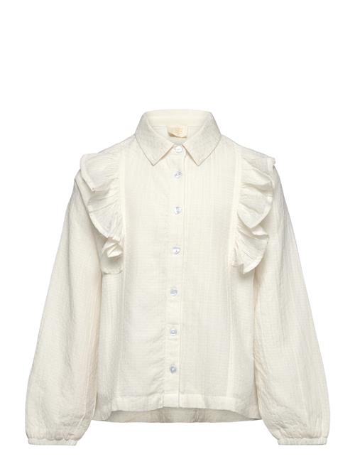 Se Creamie Blouse Ls Viscose Creamie Cream ved Booztlet