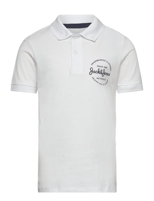 Se Jack & Jones Jjforest Polo Ss Jnr Jack & J S White ved Booztlet