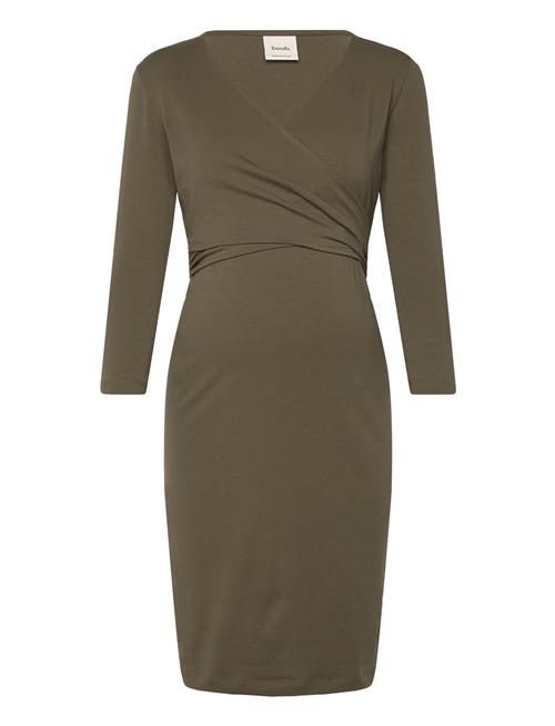 Wrap Me Nurse Dress Boob Khaki