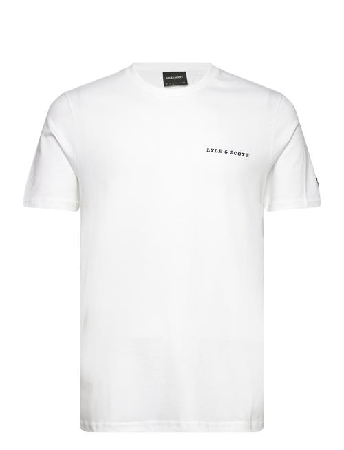 Se Lyle & Scott Embroidered T-Shirt Lyle & Scott White ved Booztlet