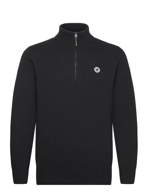 Blu Halfzip Jumper DOUBLE A BY W.W. Black