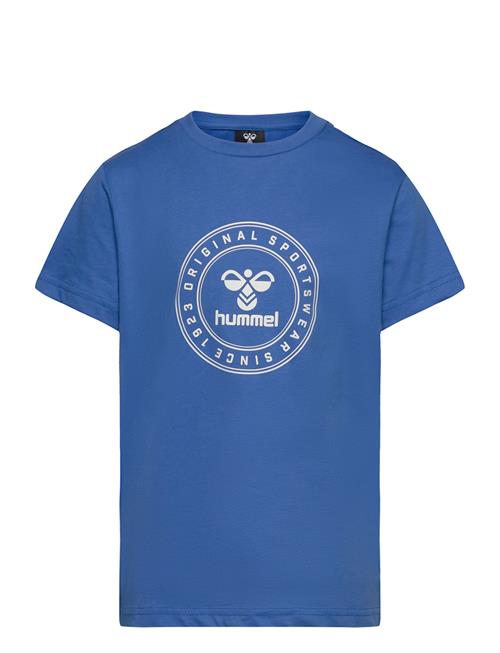 Se Hummel Hmltres Circle T-Shirt S/S Hummel Blue ved Booztlet