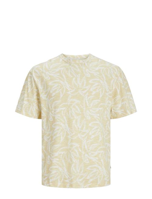 Jack & Jones Jorlafayette Aop Tee Ss Crew Neck Ln Jack & J S Yellow