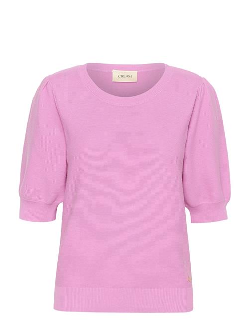 Crsillar Knit Pullover Cream Pink